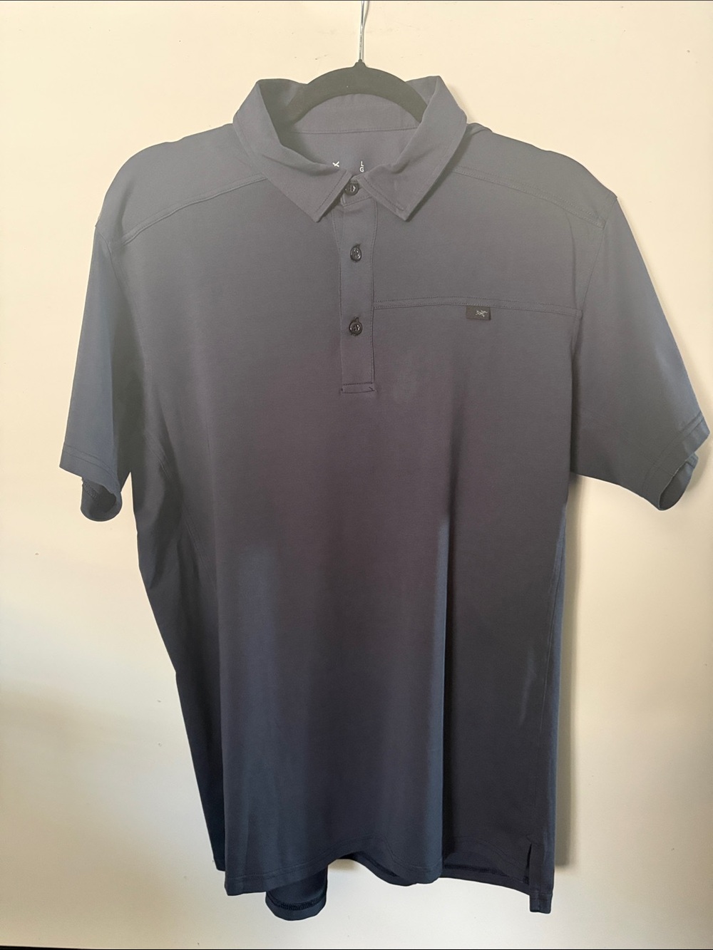 Arc'teryx Men's Navy Blue Short-Sleeve Polo